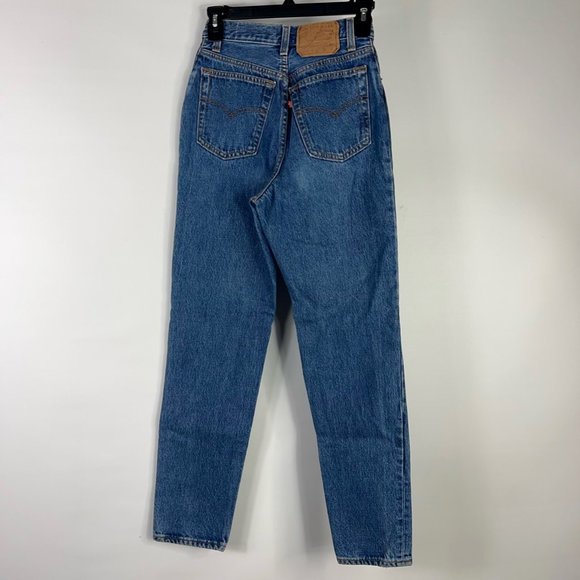 Levi’s Goat Vintage Reworked Womens Slim Skinny Jeans High Rise Button Fly 1 New - Picture 2 of 12